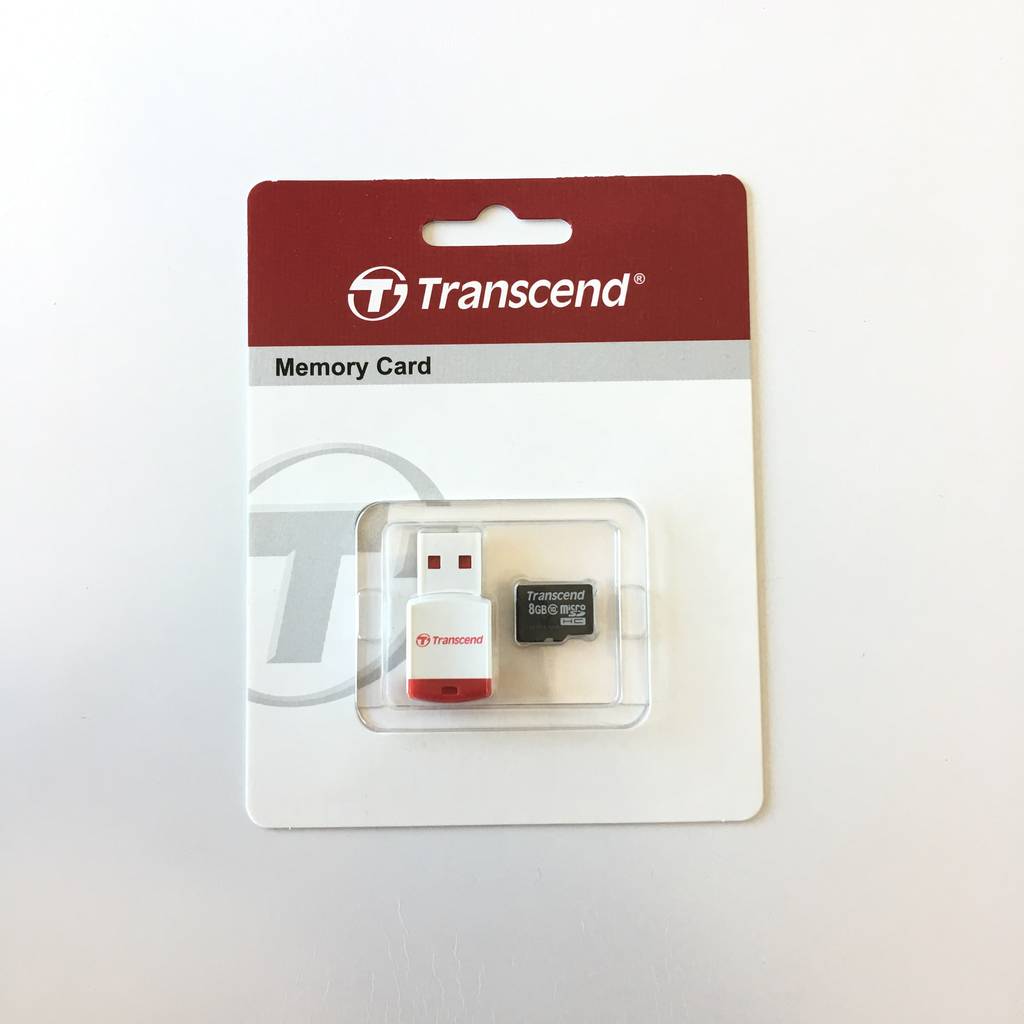 Micro SD Transcend 8GB със USB Reader
