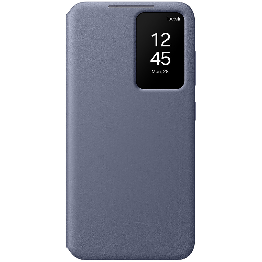 Smart View Wallet Case калъф за Samsung Galaxy S24 - Violet