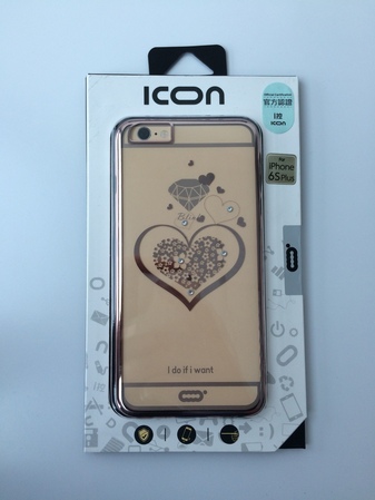 Луксозен кейс с камъни ICON за Iphone 6s plus