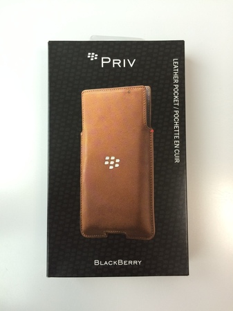 Leather Pocket калъф за BlackBerry Priv