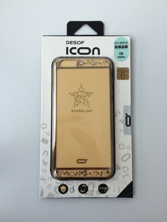 Луксозен кейс с камъни ICON за Iphone 6s 