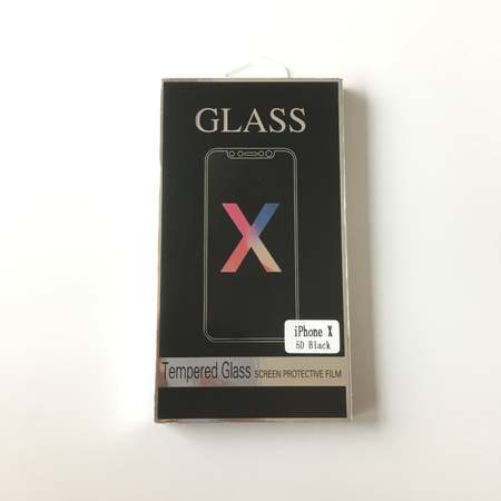 5D стъклен протектор за Iphone X (2х9H)