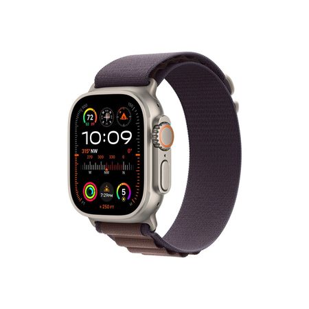 Apple Watch Ultra 2 GPS + Cellular 49mm Titan Case with Indigo Alpine Loop