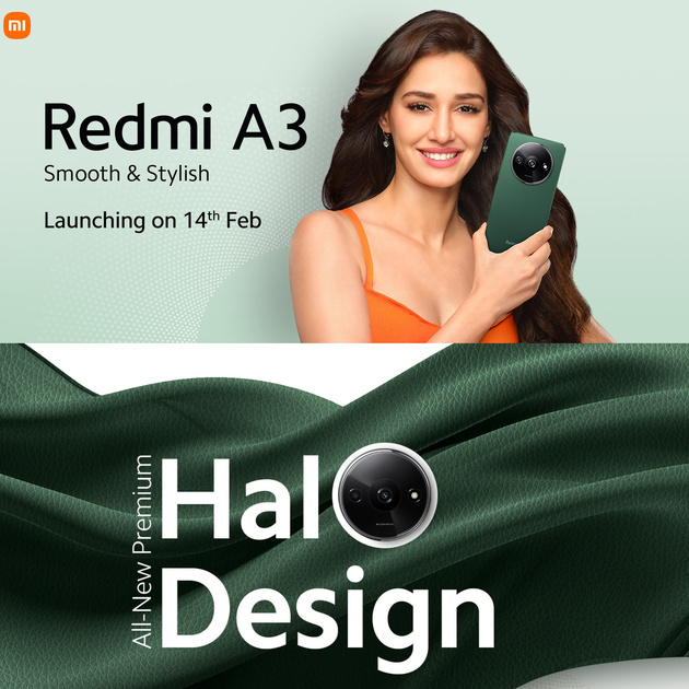 Redmi A3 ще бъде обявен в Индия на 14 февруари!