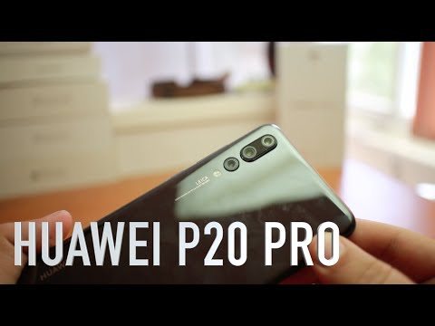 Huawei P20 Pro видео ревю