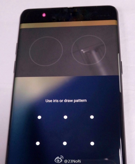 Най-после имаме доказателство за скенера на ириса на очите в Galaxy Note 7