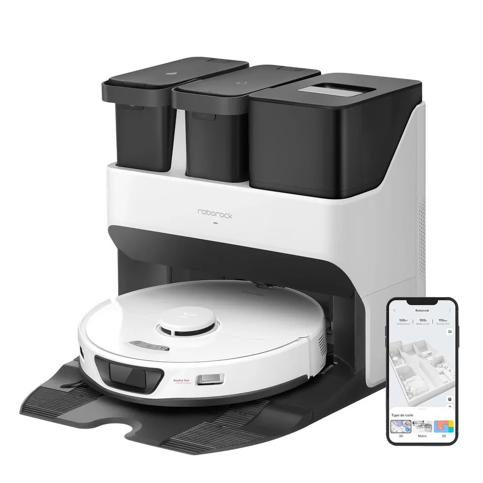 Прахосмукачка робот със самопочистваща станция Xiaomi Roborock S7 Max ...