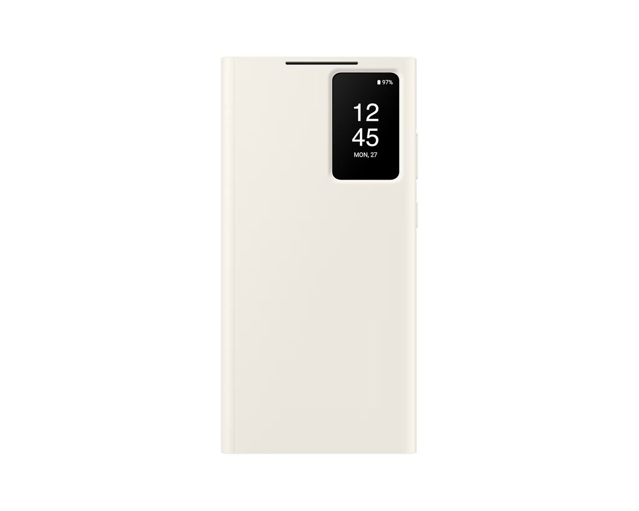 Smart View Cover калъф за Samsung Galaxy S23 Ultra - Cream