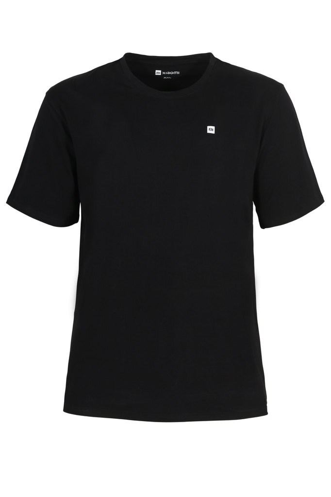 Мъжка тениска Xiaomi T-shirt with Mi Logo Black - L