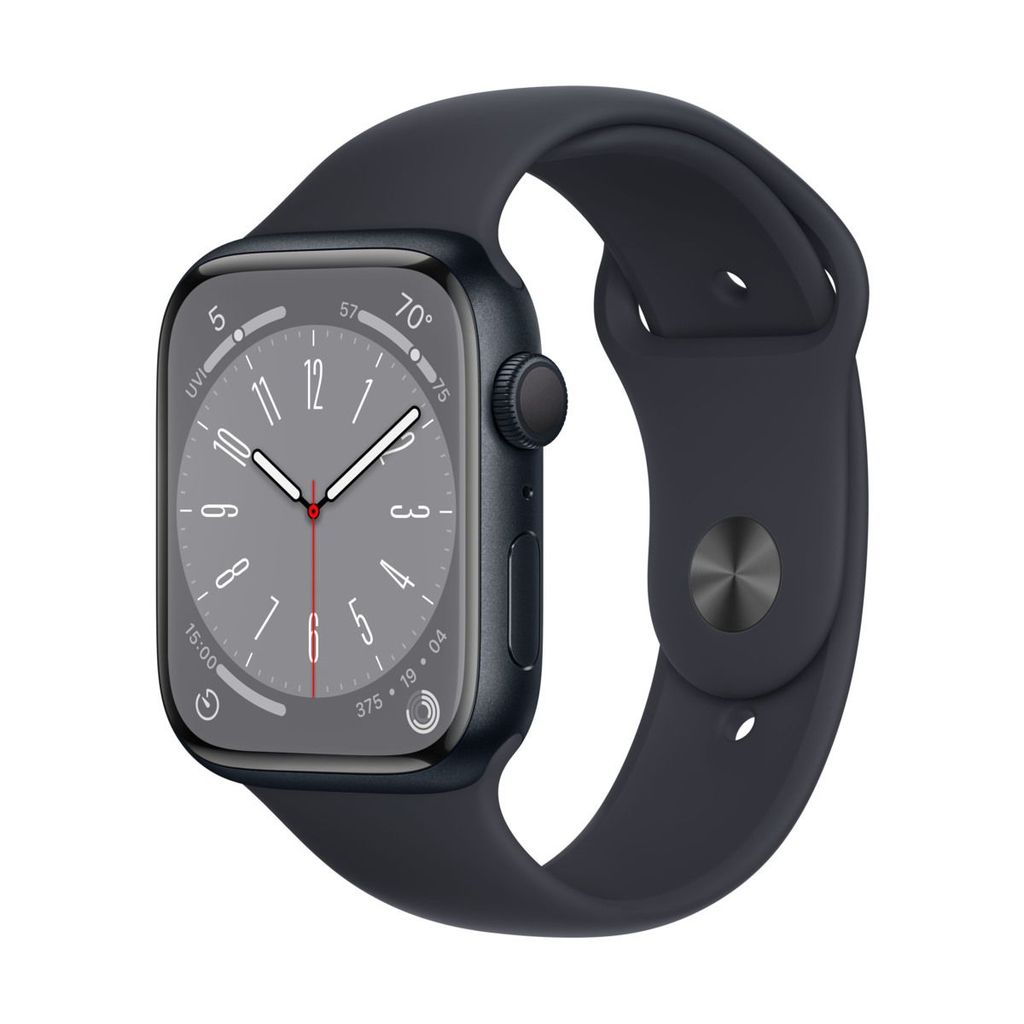 Apple Watch Series 8 45mm Midnight Aluminium Case with Midnight Sport Band