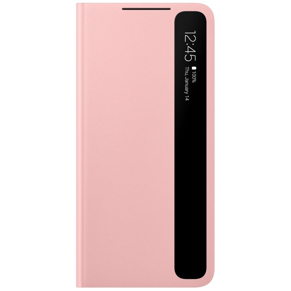 Smart Clear View Cover калъф за Samsung Galaxy S21+ plus - Pink