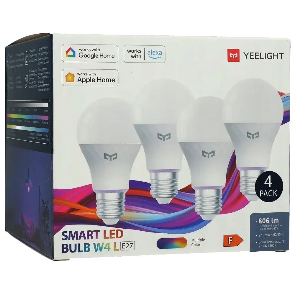 Xiaomi Yeelight Smart LED Bulb W4 Lite Multiple Color - 4 pack