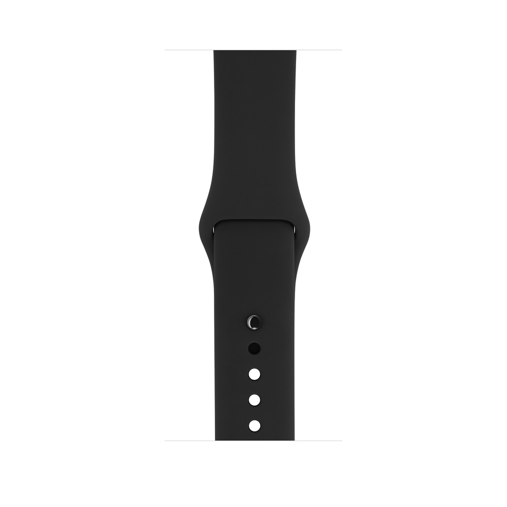 space grey aluminium case black sport band