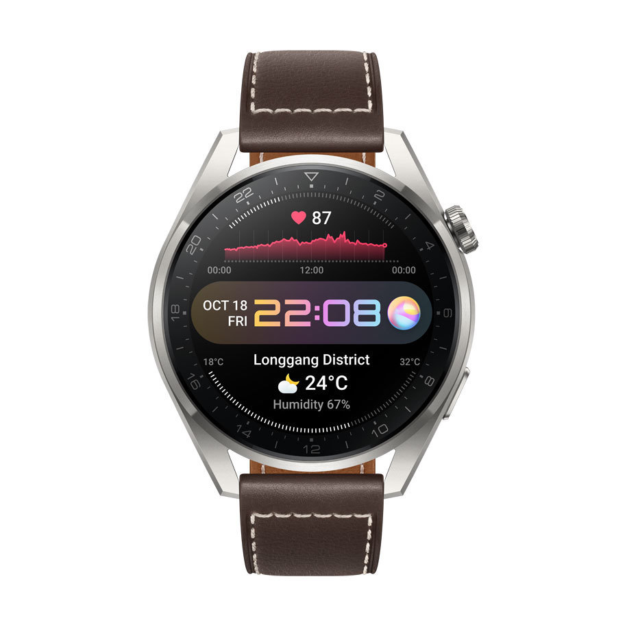 Huawei Watch 3 Pro Galileo-L40 48mm, Brown Leather, цена в София ...