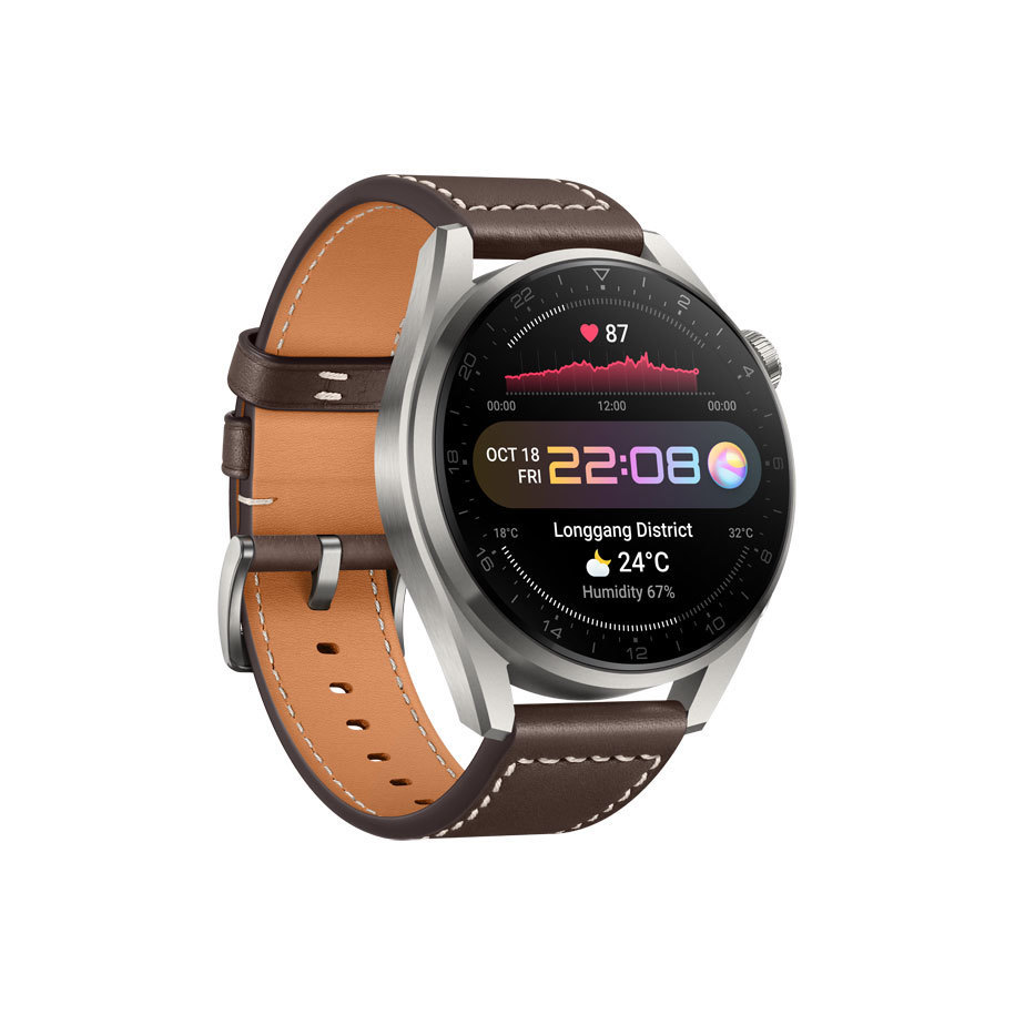 Huawei Watch 3 Pro Galileo-L40 48mm, Brown Leather, цена в София ...