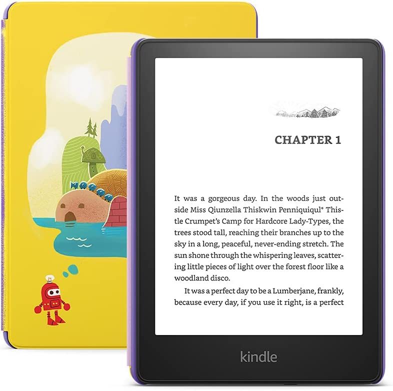 Електронен четец Amazon Kindle Paperwhite kids 11th gen 8GB - Yellow