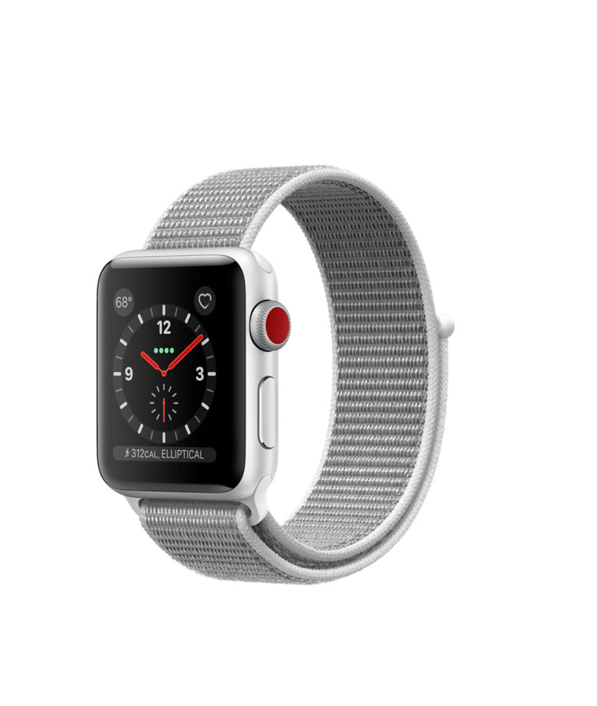apple watch series 3 38mm silver aluminum