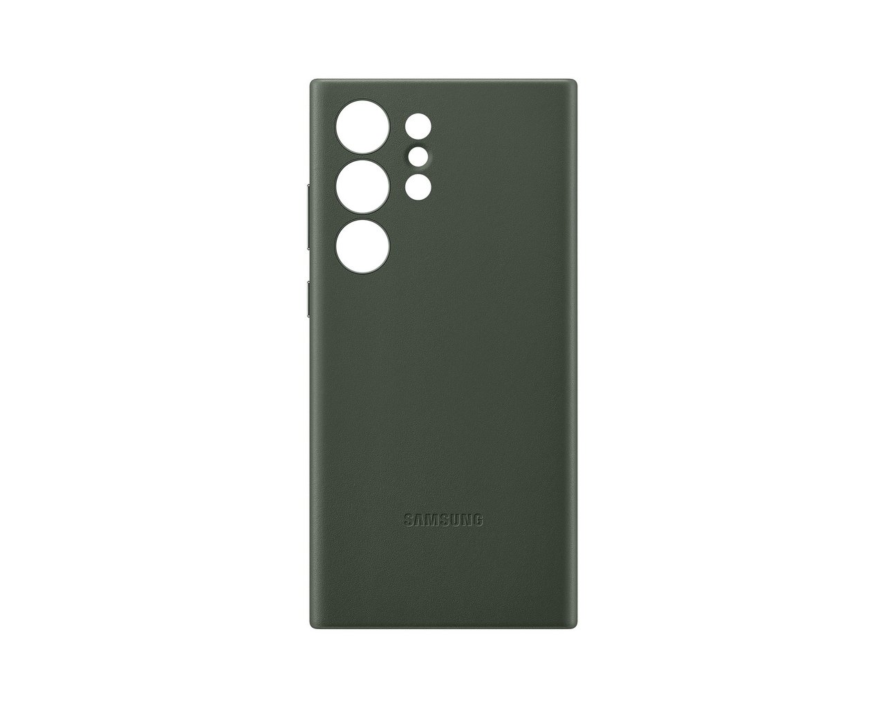 Кожен кейс Leather Cover за Samsung Galaxy S23 Ultra - Green