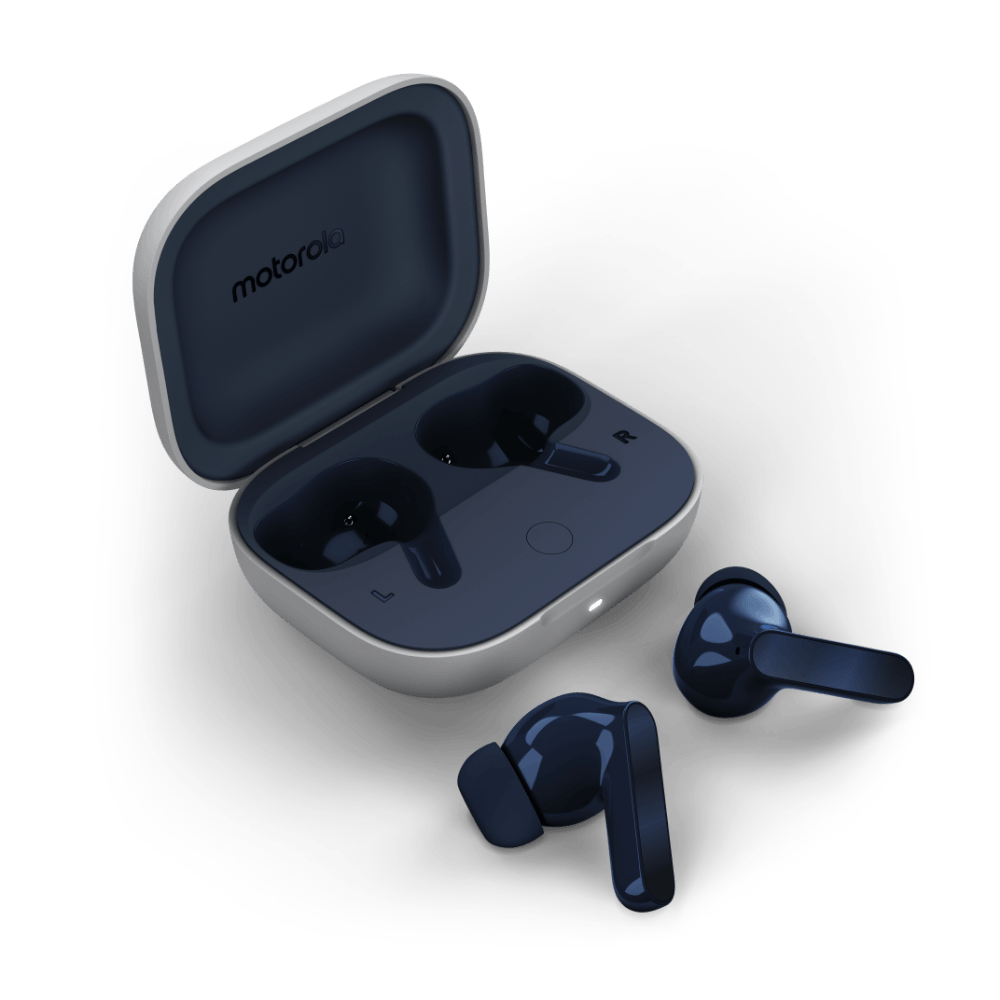Bluetooth TWS слушалки Motorola Buds - Starlight Blue