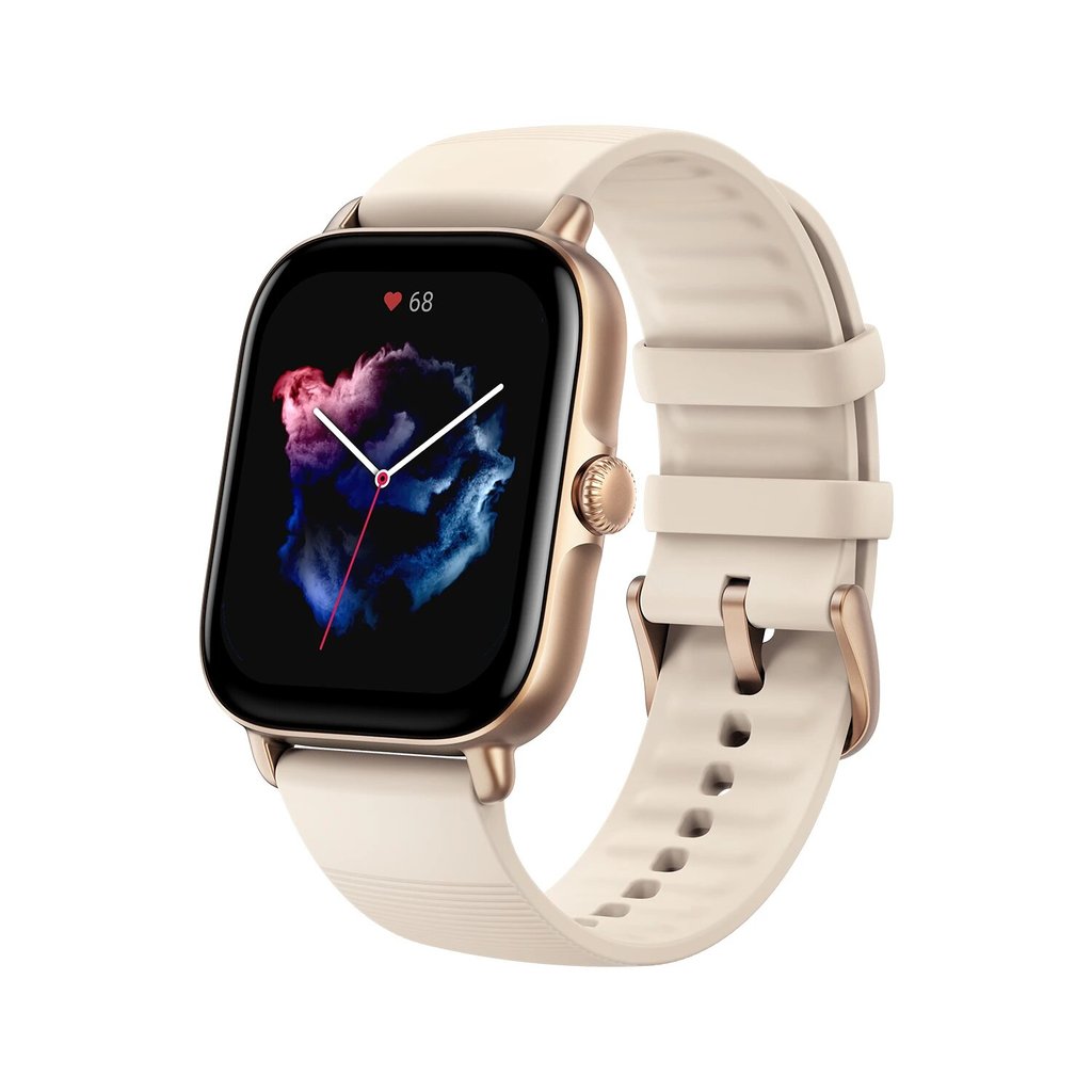 Xiaomi Amazfit GTS 3 Ivory White, златен, смарт часовник в София ...