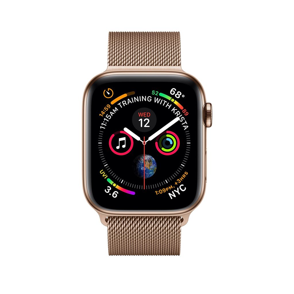 gold milanese loop 44mm