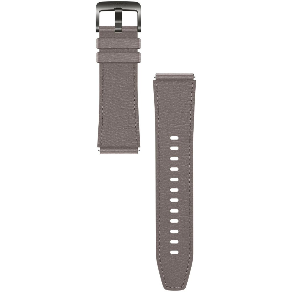 Оригинална кафява кожена каишка за Huawei Watch GT 2 Pro - Gray Brown ...