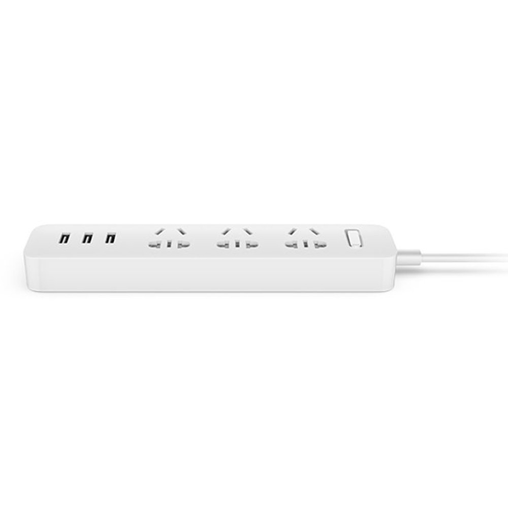 Разклонител Xiaomi Mi Power Strip (3-outlet, 3 USB) white, black, цена ...