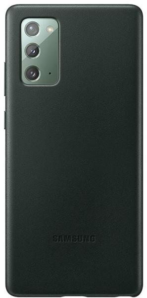 Кожен кейс Leather Cover за Samsung Galaxy Note 20 - green