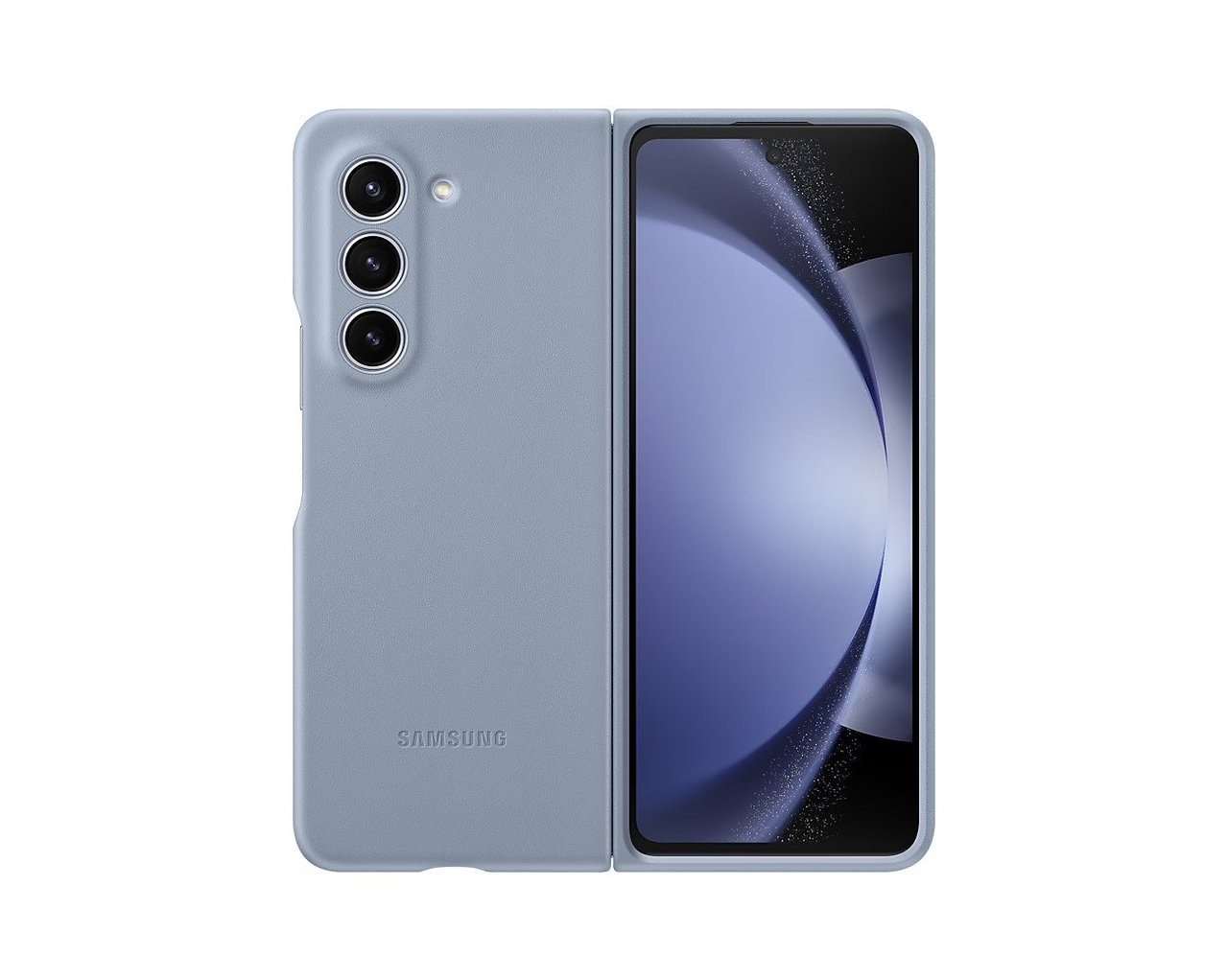 Eco Leather кейс за Samsung Galaxy Z Fold 5 - Icy Blue