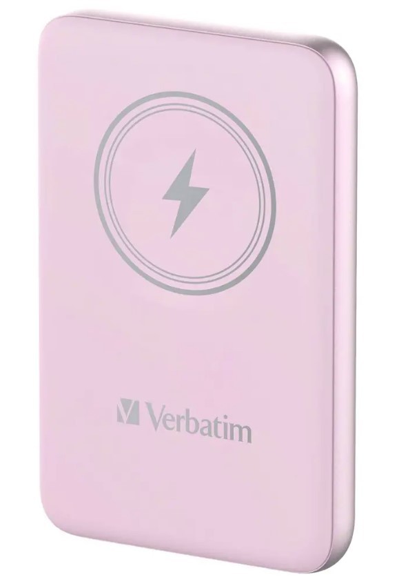 Verbatim Wireless Battery Pack 10000mAh 20W UBS-C 15W Wireless - Pink