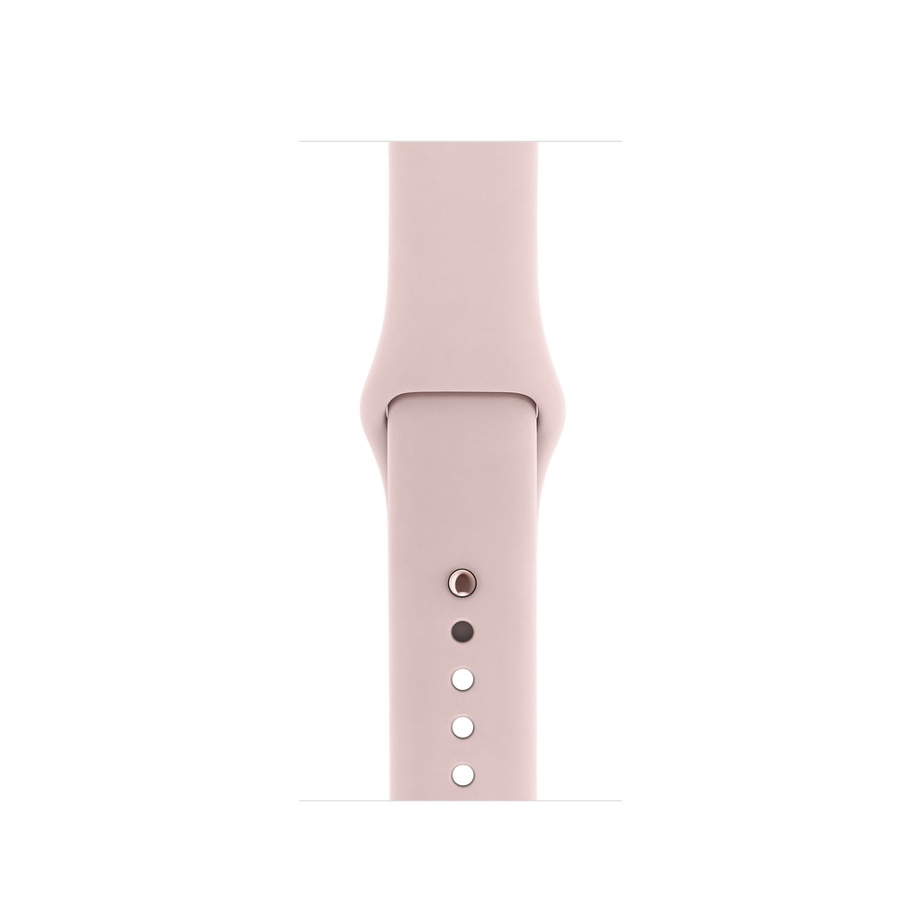series 4 gold aluminum pink sand sport band