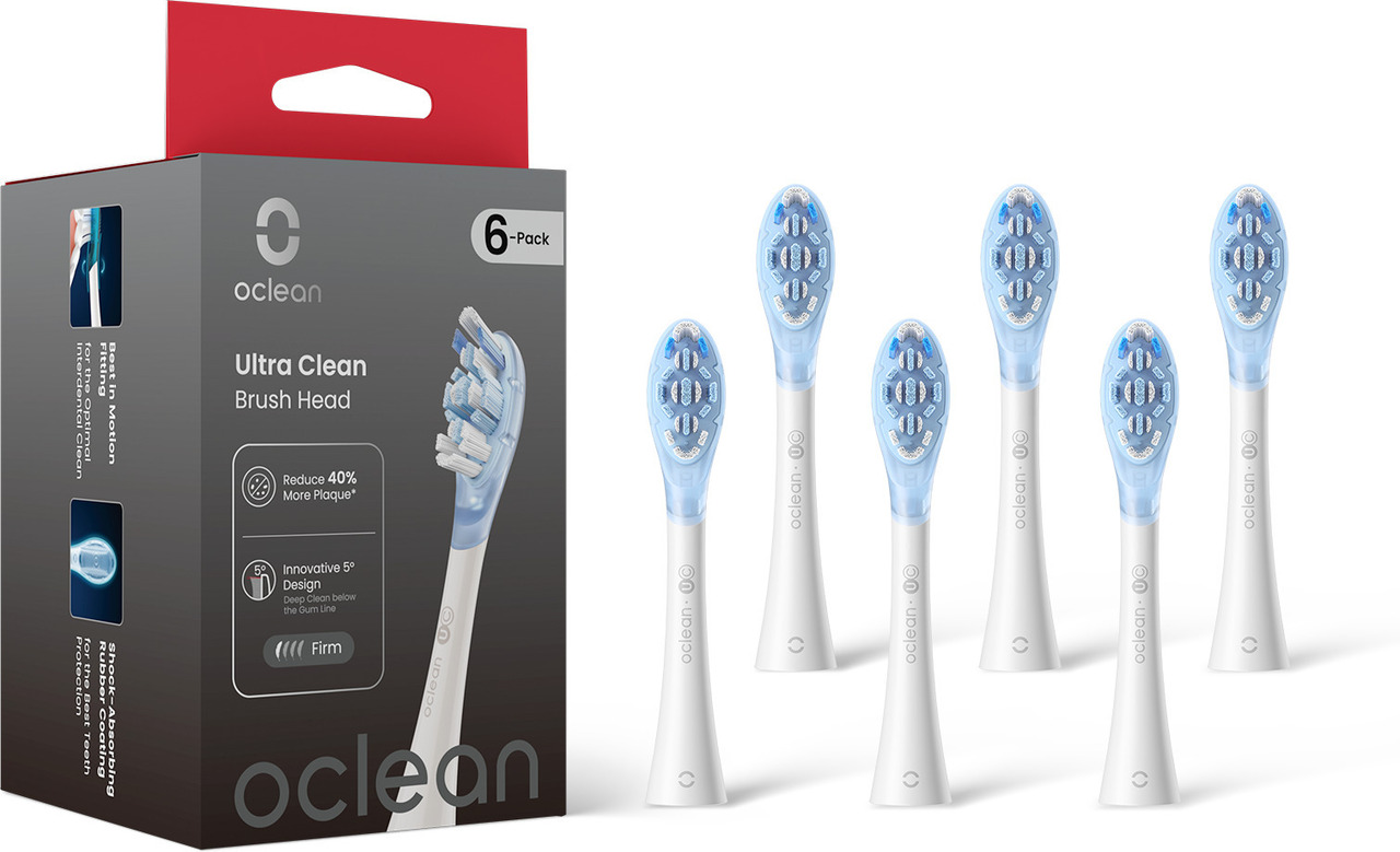 Резервни глави за електрическа четка за зъби Oclean Ultra Clean Brush Head (6 броя)