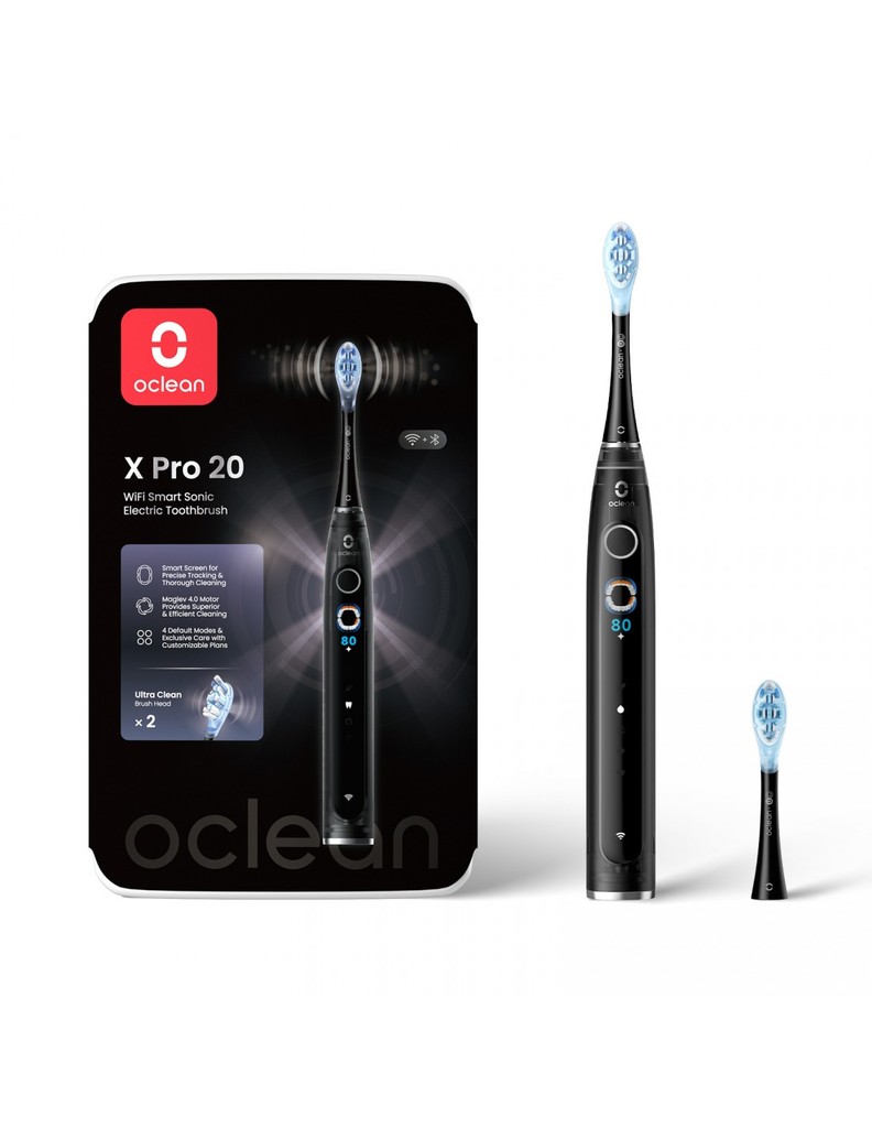 Електрическа четка за зъби Oclean X Pro 20 Electric Toothbrush - Black