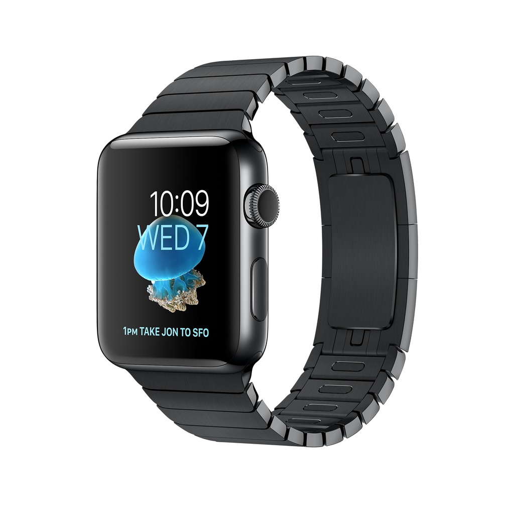 space black stainless steel case