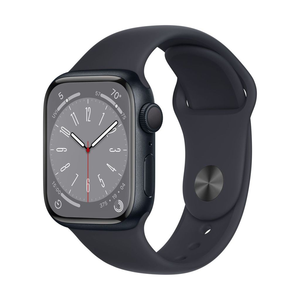 Apple Watch Series 8 41mm Midnight Aluminium Case with Midnight Sport Band