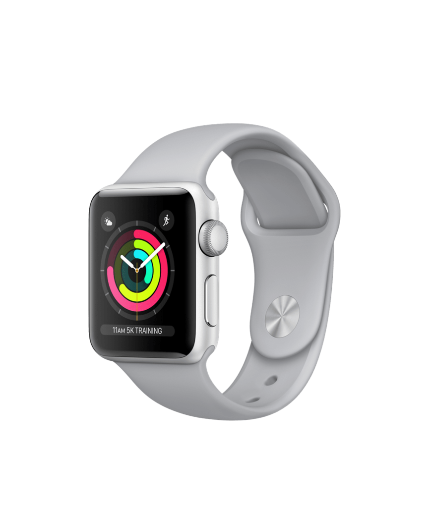 silver fog apple watch