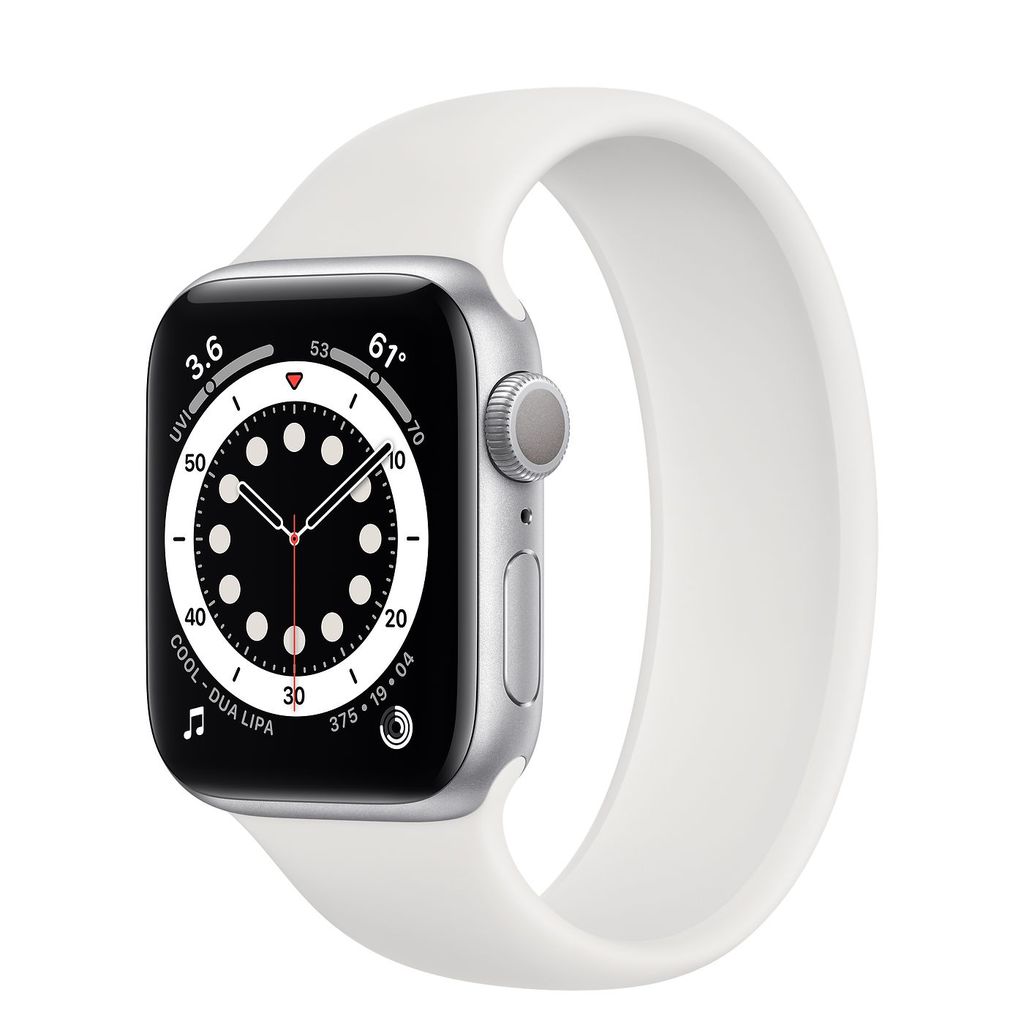 apple watch space gray aluminum case with black sport band 44mm