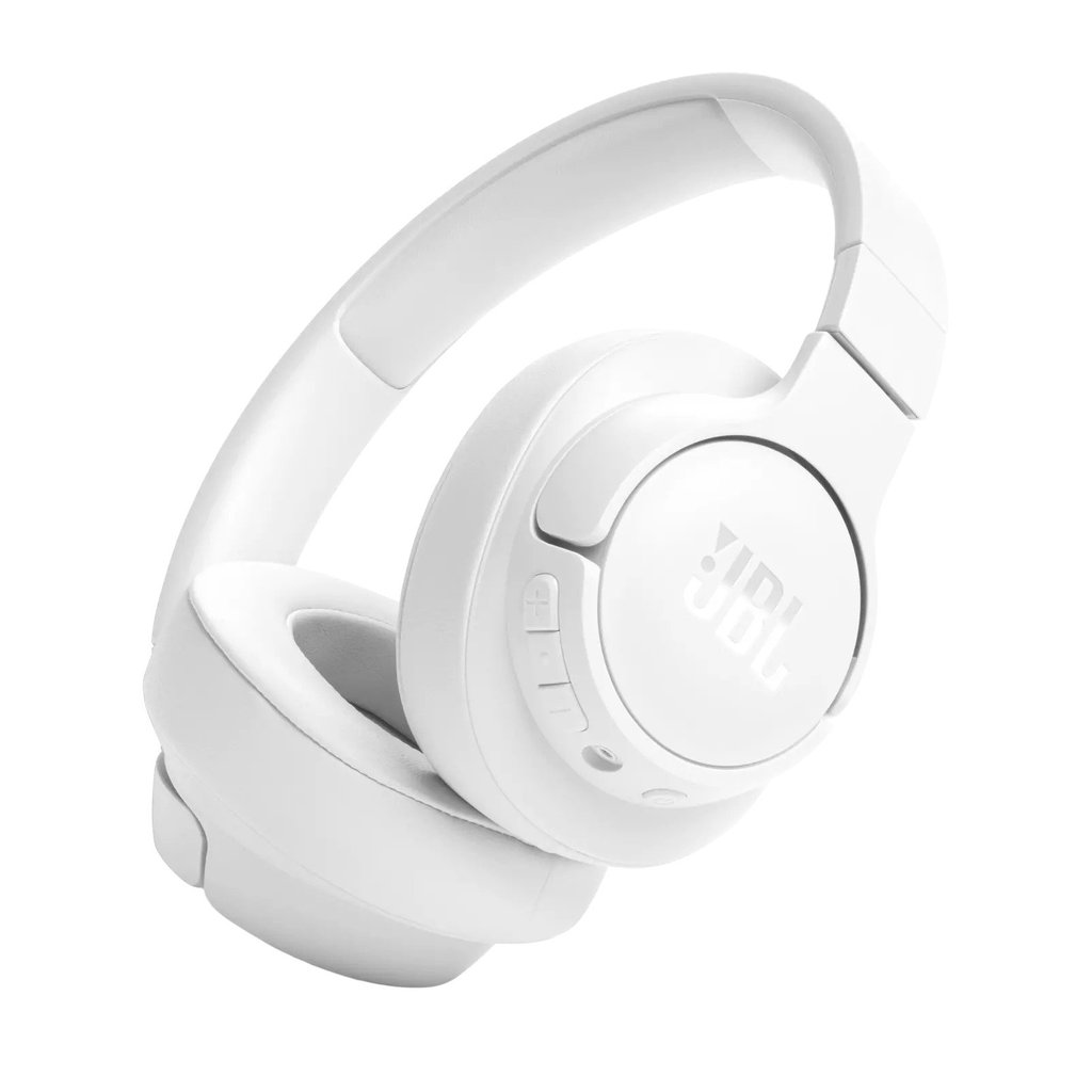 Bluetooth слушалки JBL T720BT headphones - white