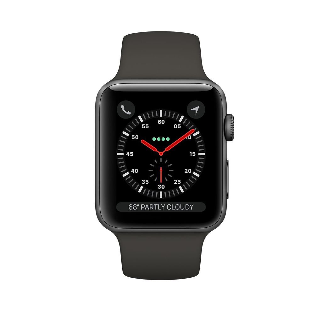 apple watch space grey pink band