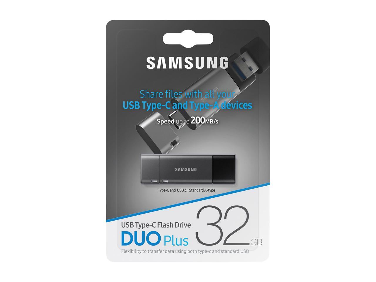 Флаш памет Samsung USB Type-C Flash Drive Duo Plus 32GB