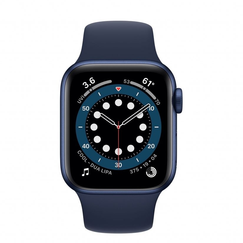 blue aluminum apple watch 6