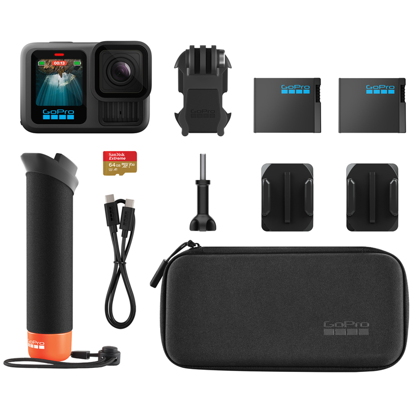 Екшън камера GoPro Hero 13 Bundle - Black