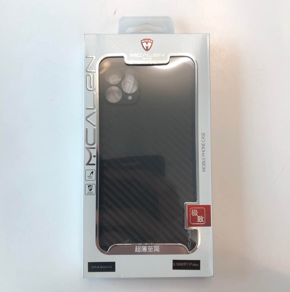 Ултра тънък карбонов гръб, кейс високо качество за Apple Iphone 11 Pro ...