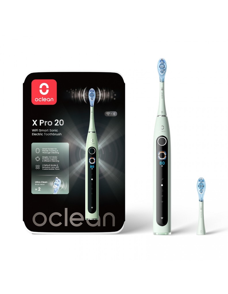Електрическа четка за зъби Oclean X Pro 20 Electric Toothbrush - Green