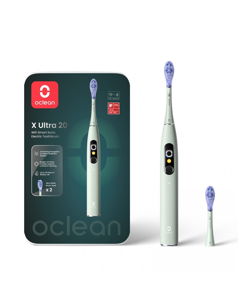 Електрическа четка за зъби Oclean X Ultra 20 Electric Toothbrush - Green