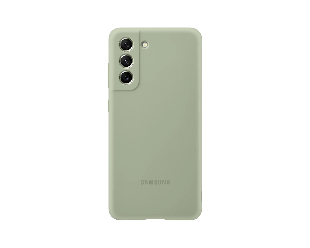 Silicone Cover кейс за Samsung Galaxy S21 FE - Olive Green