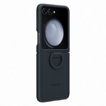 Silicone Cover кейс with Ring за Samsung Galaxy Z Flip 5 - Indigo