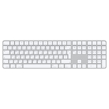 Безжична клавиатура Apple Magic Keyboard with Touch ID and Numeric Keypad - White 