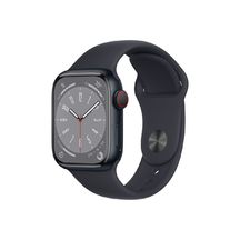 Apple Watch Series 8 GPS + Cellular 41mm Midnight Aluminium Case with Midnight Sport Band 