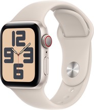 Apple Watch SE (2023) GPS + Cellular 44mm Starlight Aluminum Case with Starlight Sport Band